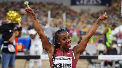 Faith Kipyegon - Shelly-Ann Fraser-Pryce runs world-leading 100m time, her record sixth race under 10.7 seconds this season - edition.cnn.com - Ethiopia - Monaco - Ivory Coast - Jamaica -  Monaco - Kenya