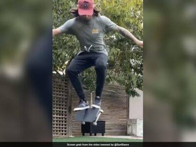 Sunrisers Hyderabad - Dale Steyn - Watch: Dale Steyn's Skateboard Stunt Will Blow Your Mind - sports.ndtv.com - South Africa - county Dale -  Hyderabad