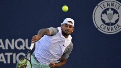 Nick Kyrgios - Alex De-Minaur - Kyrgios produces another showstopper to down compatriot de Minaur - channelnewsasia.com - Usa - Australia