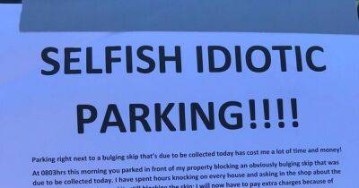 Was it right for someone to leave an angry note on this car? - manchestereveningnews.co.uk