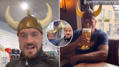 Tyson Fury flies to Iceland to confront Thor Bjornsson, who wasn't there