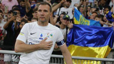 'Please don't forget about us,' says Ukrainian soccer legend Andriy Shevchenko about ongoing war effort