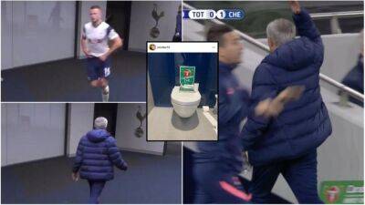 Chelsea v Spurs: Mourinho chasing Eric Dier after he left the pitch is still epic
