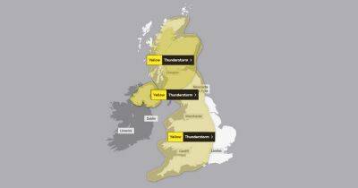 Met Office issues thunderstorm warning for Greater Manchester
