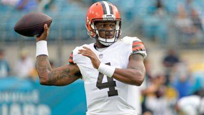 Deshaun Watson - Sue L.Robinson - Cleveland Browns' Deshaun Watson, in interview, apologizes to 'all of the women that I have impacted in this situation' - espn.com - Florida - county Brown - county Cleveland - state New Jersey -  Houston