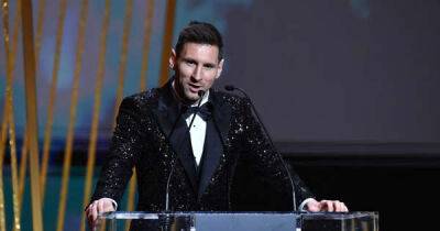 Never forget Messi's classy words about Lewandowski after winning 2021 Ballon d'Or