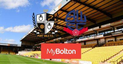 Aston Villa - Ian Evatt - Gethin Jones - Eoin Toal - Port Vale vs Bolton Wanderers LIVE: Build-up, early team news, match updates & reaction - manchestereveningnews.co.uk - Britain -  Ipswich -  Salford