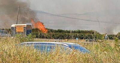 St Davids fire live updates as 'ash falls everywhere' and multiple roads closed - walesonline.co.uk