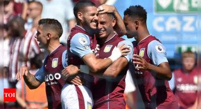 EPL: Fired-up Aston Villa squeeze out 2-1 home win over Everton