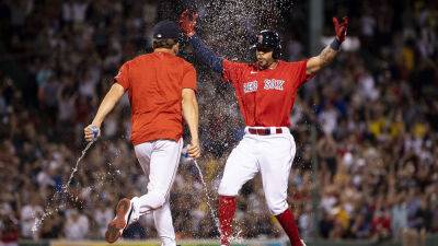 Aaron Boone - Alex Cora - Red Sox walk-off Yankees as second-half struggles continue for New York - foxnews.com - Usa - New York -  New York -  Houston - county Park