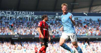 Man City player ratings as Kevin De Bruyne runs Bournemouth ragged
