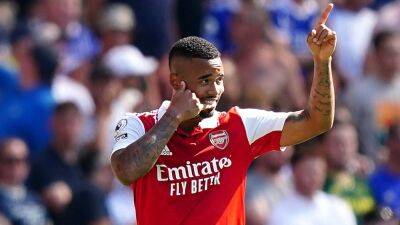 Gabriel Jesus bags brace on home debut as Arsenal overcome Leicester