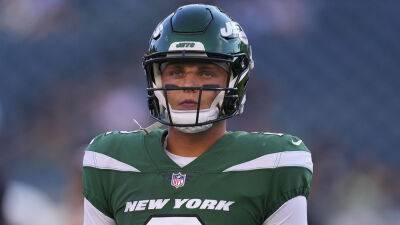 Robert Saleh - Zach Wilson - Mitchell Leff - Jets QB Zach Wilson avoids disaster, will miss 2-4 weeks with knee injury: reports - foxnews.com - New York -  New York - county Eagle - state New Jersey - county Rich - county Park