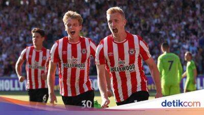 Cristiano Ronaldo - Christian Eriksen - David Raya - Ivan Toney - Mathias Jensen - Bryan Mbeumo - Brentford - Liga Inggris - Brentford Vs MU: Si Lebah Sikat Setan Merah 4-0 - sport.detik.com - Manchester