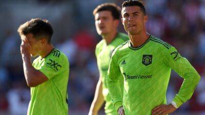 Cristiano Ronaldo - Christian Eriksen - Josh Dasilva - David De-Gea - Mathias Jensen - Bryan Mbeumo - Manchester United hit rock-bottom after Brentford's first-half blitz - rte.ie - Manchester - Portugal