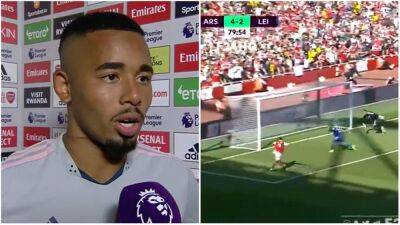 Gabriel Jesus: Arsenal star shows elite mentality in interview after Leicester win