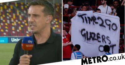 Gary Neville - David De-Gea - Owen Hargreaves - Gary Neville directs anger at Man Utd owners as Brentford beat them for first time in 84 years - metro.co.uk - Manchester -  Tampa