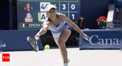 Simona Halep - Jessica Pegula - Simona Halep downs Jessica Pegula to reach Canadian Open final - timesofindia.indiatimes.com - Brazil - Romania - Czech Republic