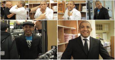 Jose Aldo buying his first ever suit makes for such wholesome viewing