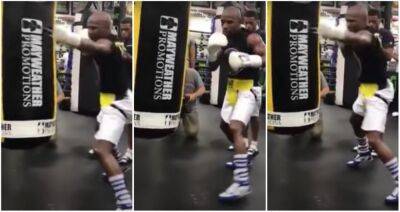 Floyd Mayweather's jab was so fast & powerful it sounded like a whip