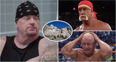 Randy Orton - Brock Lesnar - Shawn Michaels - The Undertaker's WWE Mount Rushmore doesn't have Ric Flair or Hulk Hogan - givemesport.com