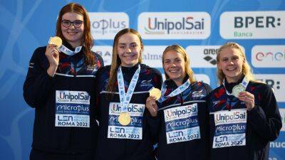 Great Britain win first gold and world record smashed on day 3 of European Aquatics Championships
