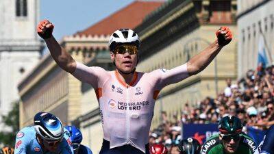 Fabio Jakobsen strikes gold for Netherlands in elite men's road race at European Championships