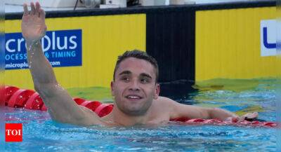 Hungary's Kristof Milak claims men's 100m butterfly gold in Euros