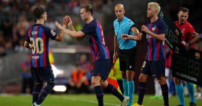 Xavi gives update on Frenkie de Jong as Manchester United target benched for Barcelona opener