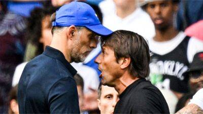 Thomas Tuchel and Antonio Conte sent off in heated clash after Chelsea v Tottenham draw in Premier League