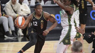 Breanna Stewart - Tina Charles - Jewell Loyd - Aces wrap up top playoff seed with win over Storm - foxnews.com - Russia - Usa -  Chicago -  Las Vegas -  Seattle - county Gray