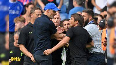 Thomas Tuchel - Antonio Conte - Marc Cucurella - Kai Havertz - Reece James - Pierre Emile Hojbjerg - Tottenham Hotspur - 'Fair tackle' As Thomas Tuchel Insists No Hard Feelings After Antonio Conte Clash - sports.ndtv.com - Britain - Italy