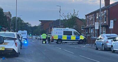 Man dies after shooting in Moss Side with huge police cordon in place - latest updates
