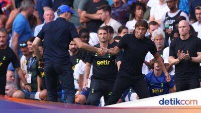 Thomas Tuchel - Antonio Conte - Reece James - Pierre Emile Hojbjerg - Tottenham Hotspur - Liga Inggris - Conte Ledek Tuchel di Instagram - sport.detik.com