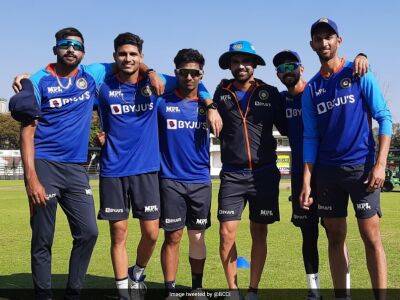 Shikhar Dhawan - Ruturaj Gaikwad - Mohammed Siraj - Deepak Chahar - Kl Rahul - Team India Have First Practice Session In Harare Ahead Of ODIs. See Pics - sports.ndtv.com - Zimbabwe - Uae - India - Pakistan -  Harare