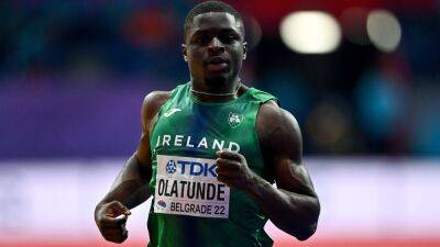Olatunde runs brilliant PB to make 100m semi-finals - rte.ie - Ireland - Israel