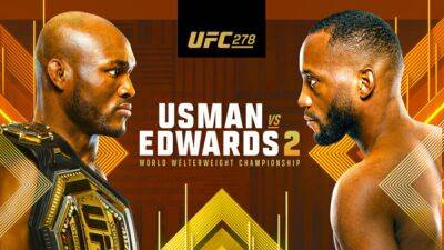 Leon Edwards - Kamaru Usman - UFC 278 Betting Odds: Big numbers on offer - givemesport.com - Britain -  Santos - county Leon