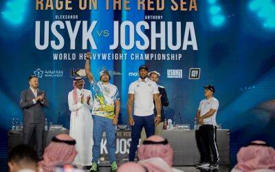 Anthony Joshua - Oleksandr Usyk - David Alaba - Andy Ruiz-Junior - Abdullah Sports City - All eyes on Saudi as ‘Rage on the Red Sea’ boxing battle looms - arabnews.com - Russia - Ukraine - Usa - London - Saudi Arabia -  Jeddah -  Riyadh