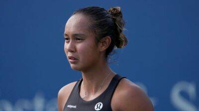 Canada's Leylah Fernandez eliminated by Alexandrova in 1st round at Cincinnati Open