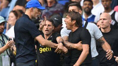 Thomas Tuchel - Antonio Conte - Harry Kane - Pierre Emile Hojbjerg - Todd Boehly - Conte, Tuchel see red as Kane snatches Spurs draw at Chelsea - guardian.ng - Britain - Manchester - Germany - Italy - London -  Chelsea