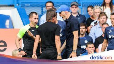 Thomas Tuchel - Antonio Conte - Harry Kane - Anthony Taylor - Tottenham Hotspur - Liga Inggris - Habis Ribut sama Conte, Tuchel Pamer Otot - sport.detik.com