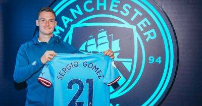 Man City signing Sergio Gomez explains why he chose No.21 squad number