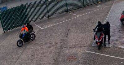 CCTV image of balaclava-clad gang after attempted robbery - manchestereveningnews.co.uk - Manchester