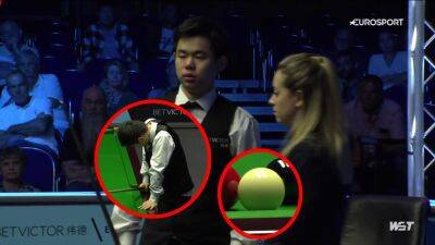 Mark Selby - Did it hit? Yuan Sijun shot against Mark Selby leaves commentators stumped as referee calls foul at European Masters - eurosport.com