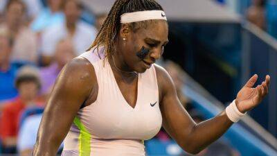 Serena Williams' run in Cincinnati short-lived, as Emma Raducanu posts Round 1 win in straight sets