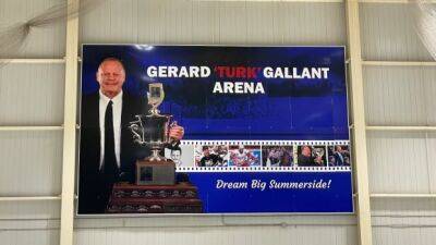 Red Wings - Summerside names hockey arena in honour of Gerard 'Turk' Gallant - cbc.ca - Canada - Florida - New York -  New York -  Detroit -  Las Vegas - county Bay