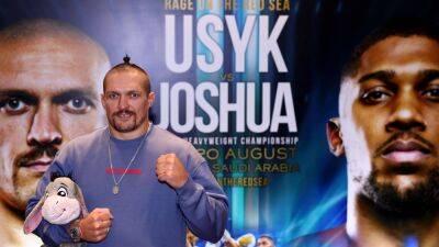 Anthony Joshua - Oleksandr Usyk thinking of home as he prepares to face Anthony Joshua in Jeddah - thenationalnews.com - Britain - Russia - Ukraine - London -  Jeddah