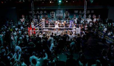 Usyk and Joshua hold public workouts ahead of big showdown