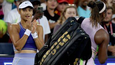 Emma Raducanu pays tribute to Serena Williams after sealing win in Cincinnati