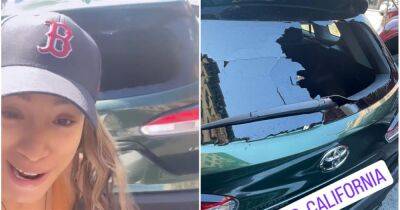 Sasha Banks: Ex-WWE star's reaction after her car was broken into